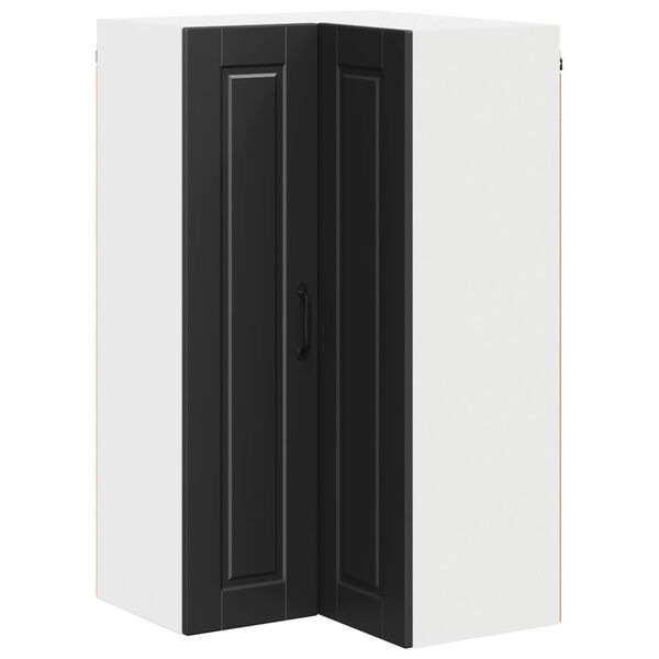 vidaXL Keukenkast met plank Zwart 57 x 57 x 100 cm Bewerkt hout