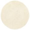 vidaXL Hoogpolig vloerkleed NAVARRA 100x100 cm polyester cr&egrave;mekleurig