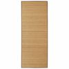 vidaXL Tapijt rechthoekig 80x200 cm bamboe bruin