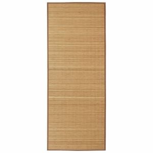 vidaXL Tapijt rechthoekig 80x200 cm bamboe bruin