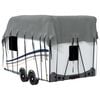 vidaXL Caravan dakbedekking 600x300 cm vliesvlies grijs