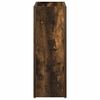 vidaXL Paraplu Standaard Gerookt eiken 40 x 20 x 55,5 cm Bewerkt hout