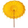 vidaXL Balinese Parasol Geel 215 x 215 x 260 cm
