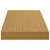 vidaXL Wandplank met opslag 4 pcs Beige 80 x 23,5 x 4 cm Bewerkt hout