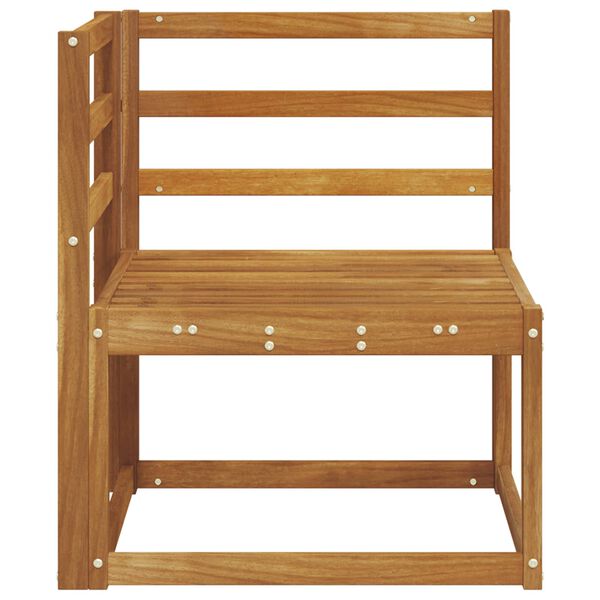 vidaXL Buiten Hoek Sofa Massief Acaciahout Naturel 63 x 63 x 73 cm