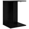 vidaXL Bijzettafel Zwart Eiken 45 x 40 x 62,5 cm Bewerkt hout