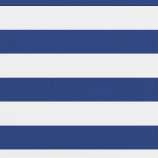 vidaXL Balkonscherm 90x500 cm oxford stof wit en blauw