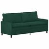 vidaXL Bank Donkergroen 196 x 81 x 87,5 cm Fluweel