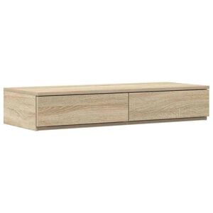 vidaXL Bedlades Sonoma Eiken 100 x 36,5 x 16,5 cm Bewerkt hout