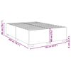 vidaXL Bedframe fluweel blauw 160x200 cm
