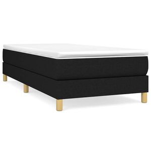 vidaXL Boxspring bed 80x200 cm stof zwart