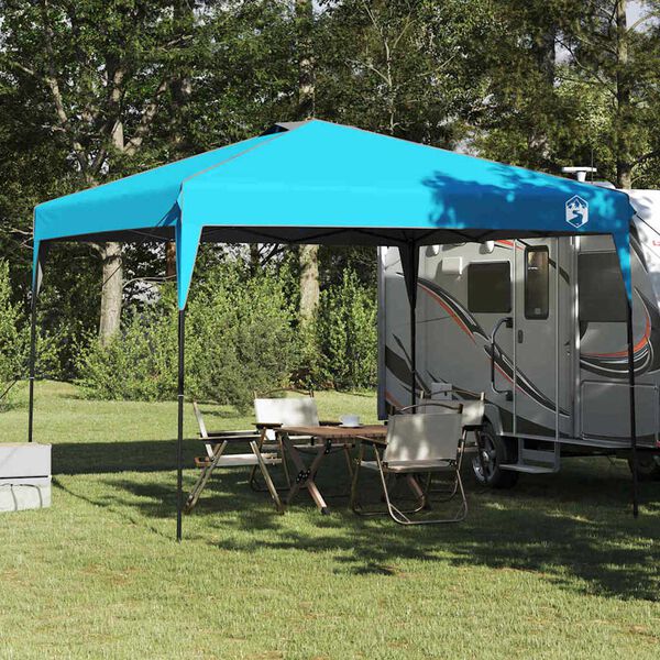vidaXL Pop-up Luifel Tent Blauw 300 x 300 cm Stof