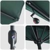 vidaXL Tuinparasol Groen 294 x 150 x 224 cm Polyester en staal