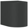 vidaXL Buitenwandlamp gegoten aluminium zwart