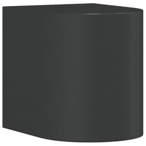 vidaXL Buitenwandlamp gegoten aluminium zwart
