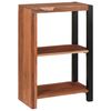 vidaXL Boekenkast Bruin 50 x 30 x 75 cm Massief Acaciahout