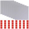 vidaXL Spiegels 8 st zilver 20.5 x 20.5 x 0.4 cm Hoogwaardig glas