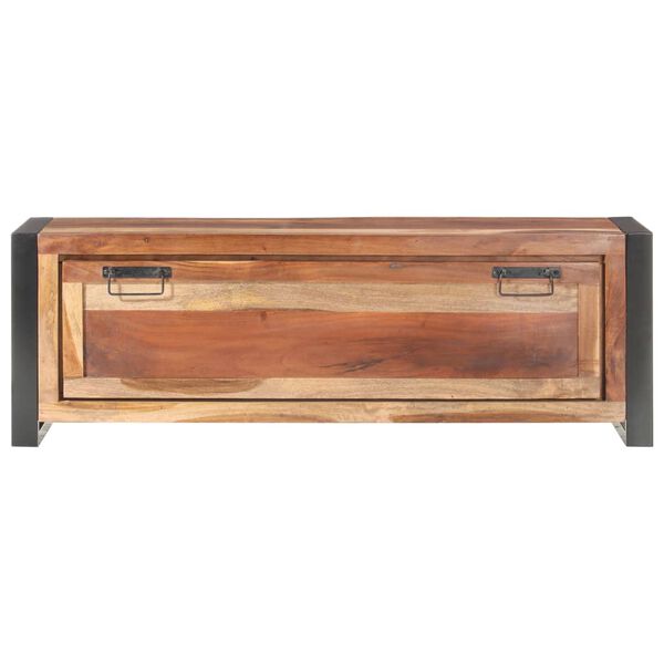 vidaXL Schoenenkast 120x35x40 cm massief hout
