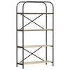 vidaXL Boekenkast 4-laags 80 x 30 x 146 cm Bewerkt hout Sonoma Eiken