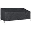 vidaXL Tuinbankhoes Zwart 200 x 100 x 89 cm 600D Oxford Stof