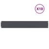 vidaXL Gazonranden 10 st 15x103 cm koudgewalst staal antraciet