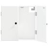 vidaXL Dartbord Kabinet BREDA Hoogglans Wit 52,5 x 10,5 x 53,5 cm