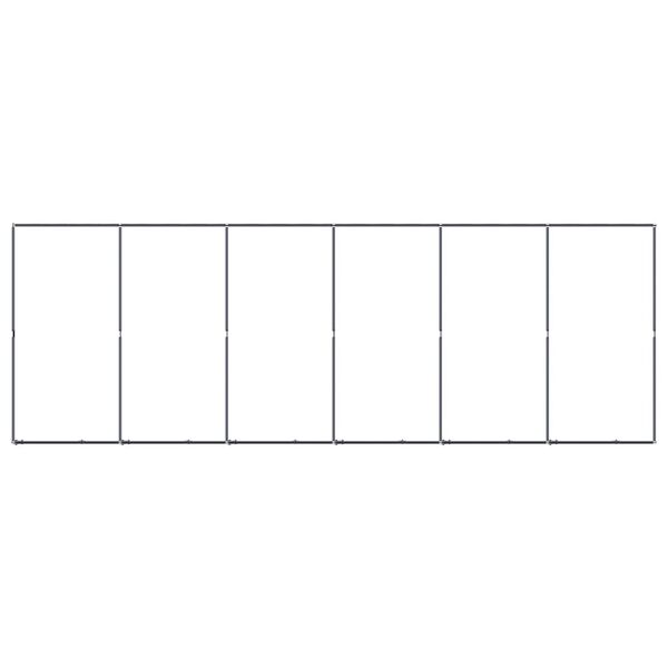 vidaXL Hondenkennel 11,06 m&sup2; staal