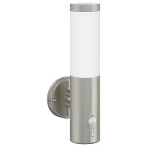 vidaXL Buiten Wandlamp Zilver 15 x 7.5 x 33 cm Roestvrij staal