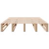 vidaXL Bedframe zonder matras massief grenenhout 120x190 cm