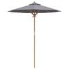 vidaXL Tuinparasol Donkergrijs 180 x 180 x 230 cm Bamboe