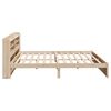 vidaXL Bedframe met hoofdbord massief grenenhout 200x200 cm