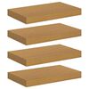 vidaXL Wandplank 4 st Beige 40 x 23,5 x 3,8 cm Bewerkt hout