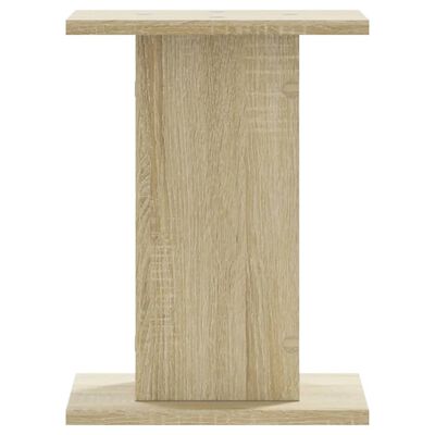 vidaXL Speakerstandaards 2 st 30x30x40 cm bewerkt hout sonoma eiken