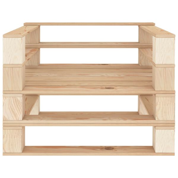 vidaXL 7-delige Loungeset pallet hout