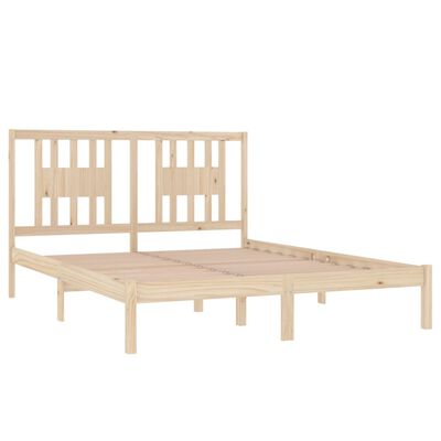 vidaXL Bedframe massief hout 150x200 cm