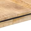 vidaXL Eettafel 200x100x75 cm massief mangohout