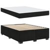 vidaXL Bedframe met matras met matras Zwart 140 x 200 cm Fluweel