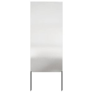 vidaXL Tuin Privacy Screen Fretwerk Zilver 50 x 140 cm Roestvrij staal