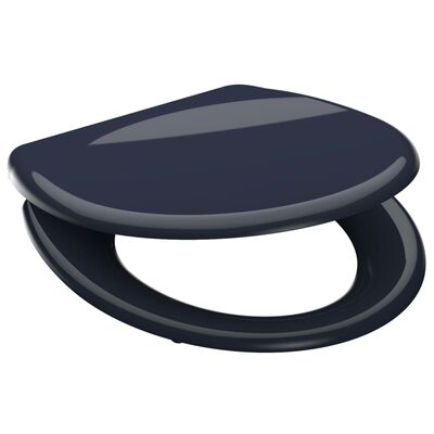 SCHÜTTE Toiletbril met soft-close quick-release ANTHRAZIT duroplast