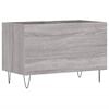 vidaXL Platenkast 74,5x38x48 cm bewerkt hout grijs sonoma eikenkleurig