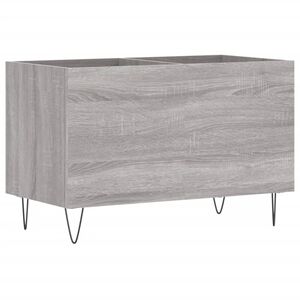 vidaXL Platenkast 74,5x38x48 cm bewerkt hout grijs sonoma eikenkleurig