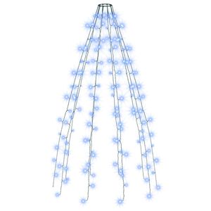 vidaXL Kerstboomverlichting met 150 LED's blauw net 150 cm