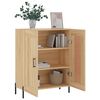 vidaXL Dressoir 69,5x34x90 cm bewerkt hout sonoma eikenkleurig