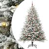 vidaXL Artificial Pre-lit Kerstboom met Ballenset Groen 240 cm