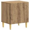 vidaXL Nachtkastje Artisanaal eiken 43 x 34,5 x 50 cm Bewerkt hout
