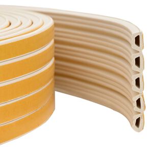 vidaXL Zelfklevende raamafdichting Wit 10 x 6 mm 12 m EPDM-schuim