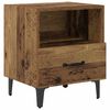 vidaXL Nachtkastje 2 pcs Oud hout 40 x 35 x 47,5 cm Bewerkt hout