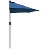 vidaXL Tuinparasol Azurblauw 294 x 150 x 224 cm Polyester en staal