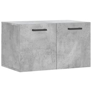 vidaXL Wandkast 60x36,5x35 cm bewerkt hout betongrijs