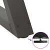 vidaXL Salontafelpoten 2 st 60x(42-43,3) cm staal antraciet